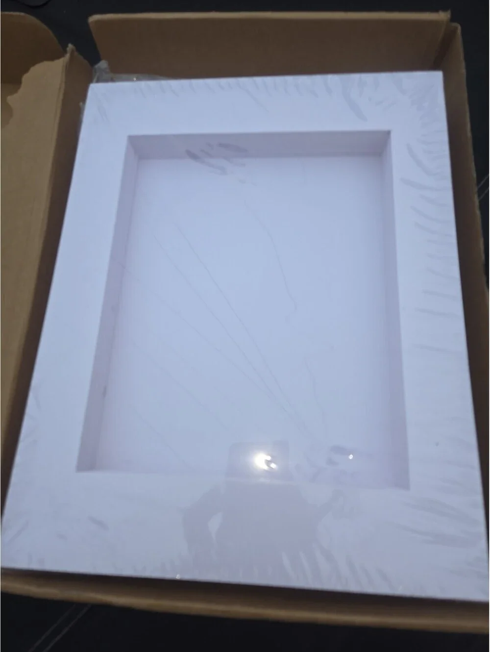 25 white picture frames 11x14